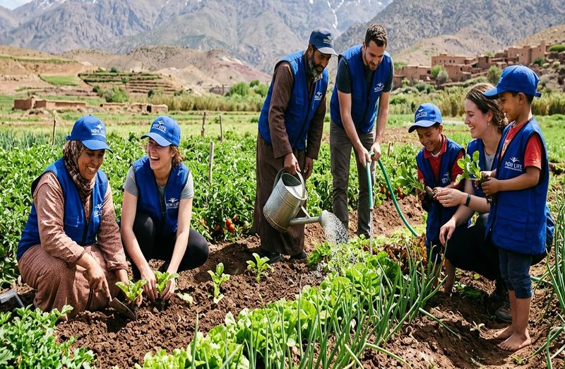 Activity learning how to grow plants and vegetables
